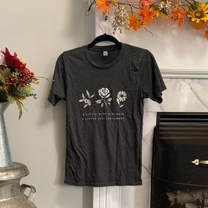 Wholesome culture tshirt, size small dark grey
